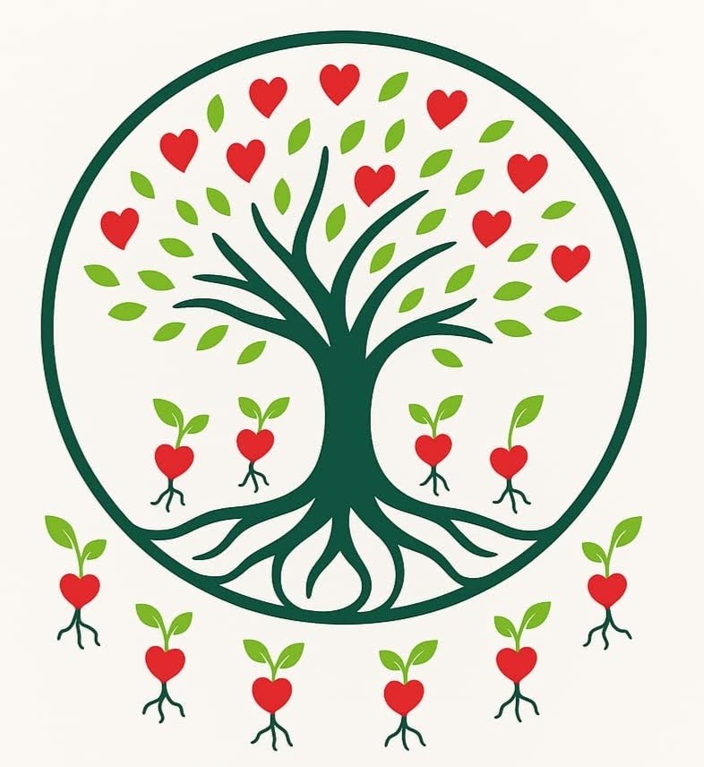 A hand-drawn tree — the author's first vision of the recursive.eco ecosystem: many branches, one trunk.